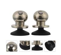 COOLHIYA 2pcs Universal Mobile and Tablet Game Joystick with Detachable Copper and Silicone Design, Compatible for Playing Games on Phones and Tablets, Silver Colour