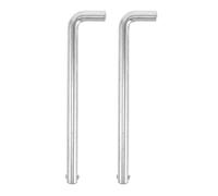 COOLHIYA 2PCS Weight Stack Pin: 10mm Diameter Weight Loading Pin L Shaped - Tensile Stack Extender - Fitness Gym Equipment Part for Home Gym