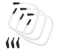 COOLHIYA 3 Set Long Flexible Melodica Tube With Mouthpiece Plastic Melodica Hose Musical Instrument Replacement Parts For Air Piano