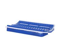 COOLHIYA 30-Hole Plastic Thread Sorter for Embroidery and Quilting Floss Storage Organizer for Craft Room Use