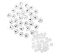 COOLHIYA 32pcs Mini Adhesive Caster Wheels: 360° Swivel Appliance Wheels - Stainless Steel Small Casters For Kitchen Appliance Small Furniture Containers
