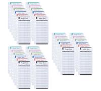COOLHIYA 36pcs Budget Tracker Sheets with Hole Punched Offset Paper for Wallet and Bag Use, Easy to Organize and Not Easy to Damage Expense Tracking Planner Inserts in Assorted Colours