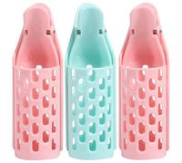 COOLHIYA 3pcs Asb Hair Rollers Curlers for Long and Short Hair Easy to Use Styling Tools Suitable and Random Color