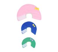 COOLHIYA 3Pcs Pet Bird Protective Collars Anti-bite Neckwear for Parrots Macaw Budgies Cockatiels S Neck Rings for Wound Healing and Scratch Prevention Random Color