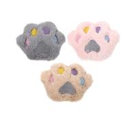 COOLHIYA 3pcs Plush Catnip for Cats Bite and Stimulate Hunting Instincts Soft Interactive Cat Molar Plaything Suitable for Indoor Kitten Play