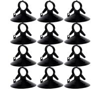 COOLHIYA 40pcs Strong Adhesive Suction Cups for Car Window Sunshade, Sturdy Black Pvc Material, Easy to Install and Remove, for Windscreen Sunshade Holders