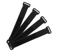COOLHIYA 4pcs Adjustable Nylon Rear View Mirror Holder Straps for Dash Cam Mounting, Easy Installation and Convenient Replacement, Suitable for Car Vehicle Use