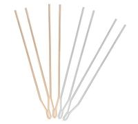 COOLHIYA 4pcs Copper Hairpins Chinese Style Hair Sticks with Retro Simple Shape Design, Multi-functional Hair Accessories for DIY and Exercise Hands-on Ability