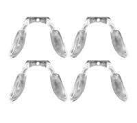 COOLHIYA 4Pcs Silicone Nose Bridge for Glasses Nose Pads for Glasses Reducing Burden Practical Non-Slip Eyeglass Suitable for Adults and