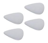 COOLHIYA 4pcs Stainless Steel Electric Guitar Picks for Classic Guitar Players Sturdy Silver Metal Plectrums Not Easy to Deform Suitable for Use