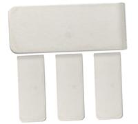 COOLHIYA 4pcs Stainless Steel Money Fixing Clips Portable Metal Bill Holders Small Clamps with Strong Grip for Secure Banknote Storage and Convenient Everyday Use