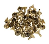 COOLHIYA 50 Pcs Backflow Incense Cone Holders Alloy Metal Burner Holder Rack Portable and Practical for Bedroom and Yoga Room Use