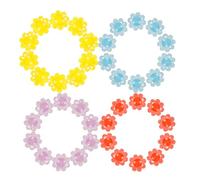 COOLHIYA 50pcs Bike Spoke Beads with Simple Design Plastic Spoke Beads Decor for Bicycle Wheel Gentle and Easy to Use Teens Bike Accessories Practical Wheel Decor