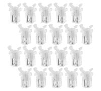 COOLHIYA 50pcs Push Button Latch Replacement for Garbage Can and Toolbox with Self-locking Mechanism, Flat Plastic Design, Matte Finish, Wear Resistant Surface, Prevents Accidental Opening,
