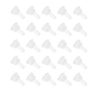 COOLHIYA 50pcs Replacement Pet Nurser Silicone Nipples for Rabbits and Small Animals, Soft and Flexible Feeding Teats for Healthy Growth and Nurturing Young Animals