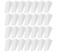 COOLHIYA 50pcs Triangular Face Sponges Loose Powder Puff Cosmetic Applicators for Foundation Makeup, Skin-friendly Nr Material, Smooth to Use, Suitable for Wet and Dry Application
