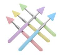 COOLHIYA 5Pcs Extendable Teaching Pointers for Classroom Presentations Handheld Blackboard Indicators for Teachers Tour Guides and Training Sessions Macaron Color Arrow Design