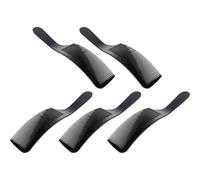 COOLHIYA 5pcs Hair Styling Combs Set with Ergonomic Curved Design for Haircutting and Hairdressing Use, Sturdy Abs Material Flat Hairstyle Combs Suitable for Home and Professional Use