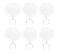 COOLHIYA 6 Pcs Diamond Art Magnifying Loupe with Lightweight Plastic Penholder and High-definition Acrylic Lens for Home DIY Projects and Diamond Art Painting