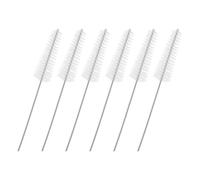 COOLHIYA 6pcs Hearing Aid Cleaning Brushes Practical Nylon Detail Cleaning Tools for Hearing Amplifier Tubes BTE Maintenance