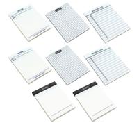 COOLHIYA 8 Books of Multi-function Pet Note Pads 50 Sheets Each with Strong Self-adhesive Compact Office Memo Pads for Daily Use and Organising