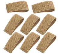 COOLHIYA 8pcs Nylon Backpack Strap Keepers Webbing Belt Loops for Men, Lightweight Elastic Harness Straps Wide Belt Loops, Easy to Operate, Stylish and Simple Design for Outdoor