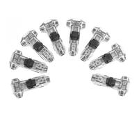COOLHIYA 8pcs T Type Wire Connectors with Clamping Structure and No Wire Stripping 1 Pin Wiring Connector and Speaker Installation