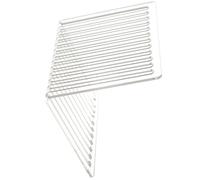 COOLHIYA Acrylic Geometric Record Storage Rack with Strong Stability and Modern Style, CD and Vinyl Record Organizer for Desk and Table, Keeps Desktop Neat and Tidy