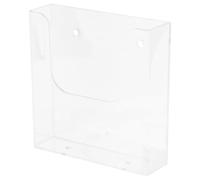 COOLHIYA Acrylic Wall Mounted File Holder and Organizer, Lightweight and Space-saving Design, Modern Style Wall Document Organiser for Living Room or Study, Suitable for Paper