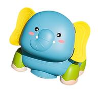 COOLHIYA Adorable Elephant Crawling Guidance for Boy Girl Early Education Crawling Trainer Cartoon Animal Design and Cognitive Growth Suitable for Floor Play