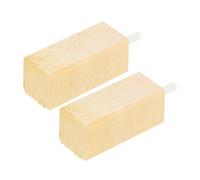 COOLHIYA Air Bubble Stone Wood 2pcs Wooden Aquarium, Skimmer for Protein Material Oxygen Accessory, Lightweight Maximizes Outlet Area and Fish Tank Fresh Water Hydroponic