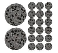 COOLHIYA Aromatherapy Diffuser Rock Set for Car Use 33pcs Made of Natural Volcanic Rock Featuring Convenient Placement and Effortless Using with Elegant, Sl esign