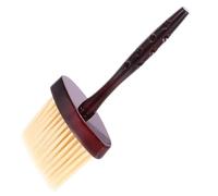 COOLHIYA Barber Neck Duster Brush for Broken Hair and Ear Cleaning, Easy to Clean Wooden Handle Soft Fiber Bristles, Does Not Hurt the Skin, after Hair Cutting and Barber Shop Use