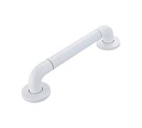 COOLHIYA Bathroom Grab Bar Bathroom Handrail Safety Hand Rail Stainless Steel+abs White Easy Install for Washroom and Public Places and Disabled