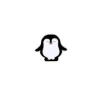 COOLHIYA Brooch Pin Set Small Gift for Party and Banquet Small Costume Props Decoration Cute Panda and Penguin 3pcs Creative Alloy