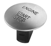 COOLHIYA Car for Ignition Stop Engine Starter Push Button Start Full Series Silver Replacement Push Button Ignition Compatible with Keyless Entry Luxury Vehicle Automotive