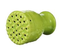 COOLHIYA Ceramic Moxibustion Pot Moxa Box Double-Layer Insulated with Scraping Therapy Function Portable Massage Moxa Cup for Acupuncture and Relaxation