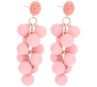 COOLHIYA Colorful Grape Dangling Earrings for Women Fruit-themed Lightweight Jewelry Comfortable Handmade Dangle for Daily Wear and Special Occasions Non-fading Design