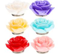COOLHIYA Cover Holders to Fix and Avoid Crease in Art Projects Rose Flower Shaped 6pcs Material for Drawing Crafts Painting
