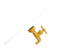 COOLHIYA Creative Invisible Faucet Fountain Tabletop Water Feature with DIY Faucet Components Decorative Floating Tap Fountain for Home and Living Space, Reusable Plastic Material, Elegant