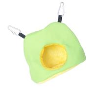 COOLHIYA Creative Parrot Nest Bird Hammock Made of Polyester and Plush Cloth, Lightweight and Warm Hut Shape Bed Suitable for Small Pets in Pet Home a Random Color