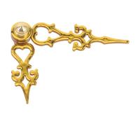 COOLHIYA Cuckoo Clock Hands Replacement Parts with Tiny Clock Hands for Living Room Metal Material with Easy Installation and Long-term Performance