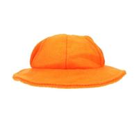 COOLHIYA Cute Orange Felt Pet Bunny Hat with Ears Lightweight Photo Prop for Small Animals, for Pet Cosplay and Christmas Parties