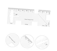 COOLHIYA DIY Acrylic Patchwork Ruler Practical Sewing Tool for Accurate Measurement and Cutting for Quilting Stitching and Craft Projects