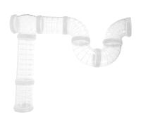 COOLHIYA DIY Hamster Tunnel Plastic Set with Tubes and Easy Assembly for Small Animals like Rats and Hamsters, Versatile Design for Pet Play Areas and Cage Accessories