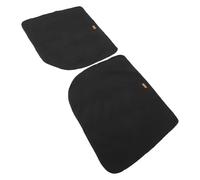 COOLHIYA Dog Car Door Protector Protecting The Interior 1 Pair 600d Oxford Cloth Black Anti-scratching Cover for Car Door inside Mat for Protecting from Pets