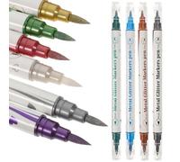 COOLHIYA Double-ended Nail Art Pens Set 10pcs with Dot Markers and Artistic Line Drawing Plastic for Acrylic and Natural Nails Perfect for Home DIY