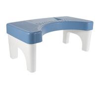 COOLHIYA Elderly Shower Stool Sturdy Bathroom Toilet Stool Folding Squatting Potty for Adults