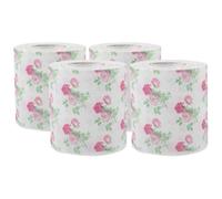 COOLHIYA Elegance Toilet Roll 4 Rolls Made from Wood Pulp with Assorted Color for Practical and Comfortable Experience for Home Use