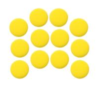 COOLHIYA Face paint sponge 16pcs yellow round sponge soft gentle on the skin for travel and face painting